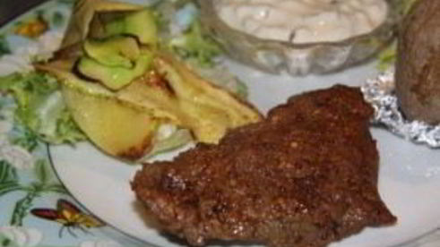 говядина с горчицей в духовке