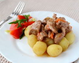 Говядина с подливкой