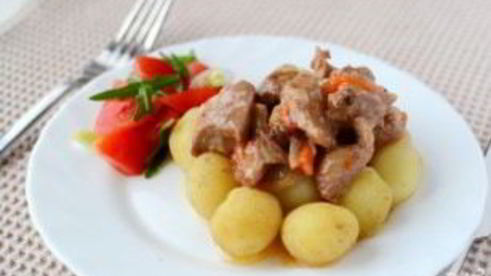 говядина с подливкой