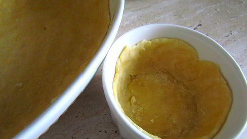 киш с овощами и куриными сердечками