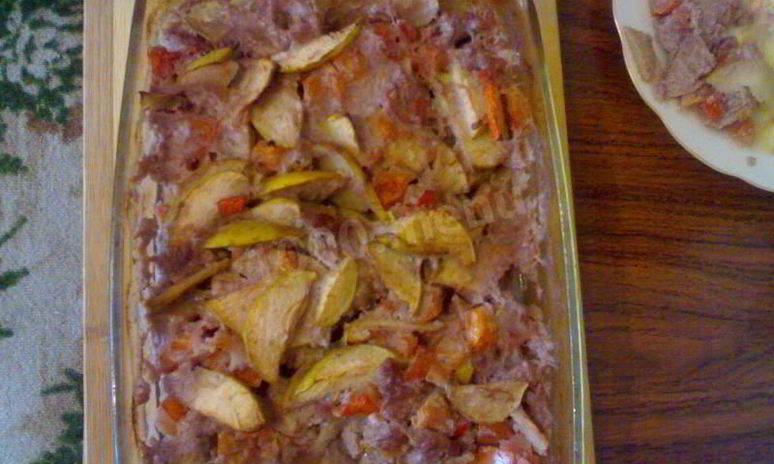 Рецепт кисла-сладкого мясо в красном вине