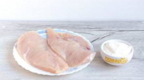 куриное филе с морковью и сыром