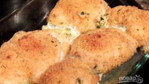 куриное филе с сыром рикотта