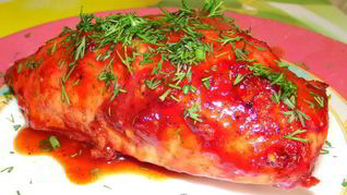 Куриное филе в медовом соусе