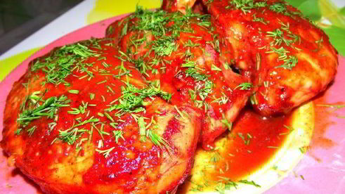 куриное филе в медовом соусе