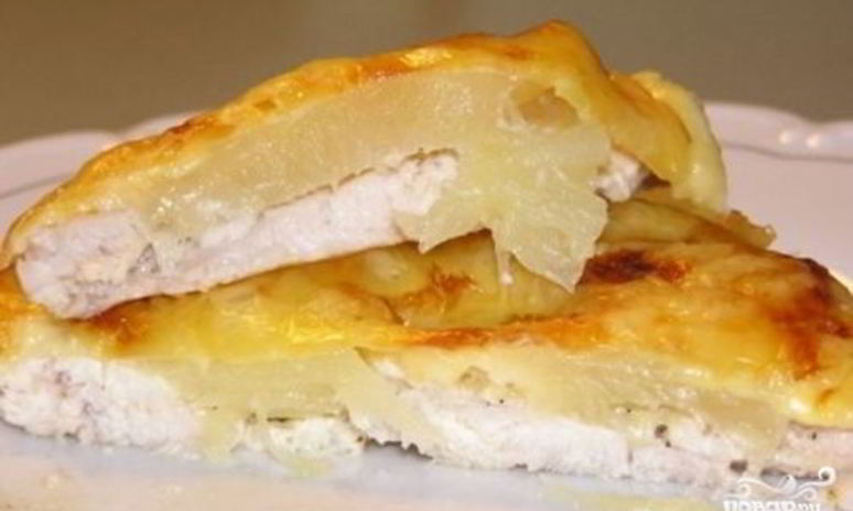 Рецепт куриного филе, запеченного с картофелем