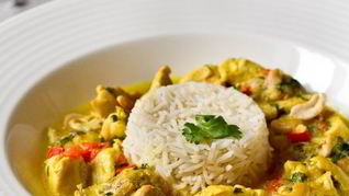 Куриное карри на кокосовом молоке