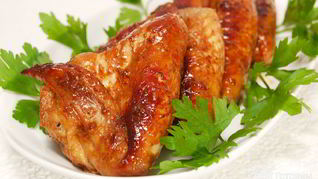 Куриные крылышки в соево-имбирном маринаде