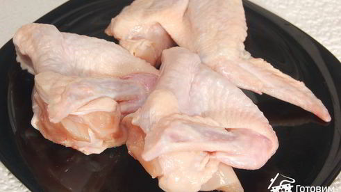 куриные крылышки в соево-имбирном маринаде