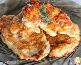 Куриные отбивные в кукурузных хлопьях