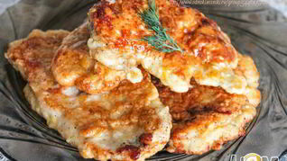 Куриные отбивные в кукурузных хлопьях