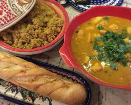 Курица по-мароккански