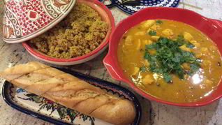 Курица по-мароккански