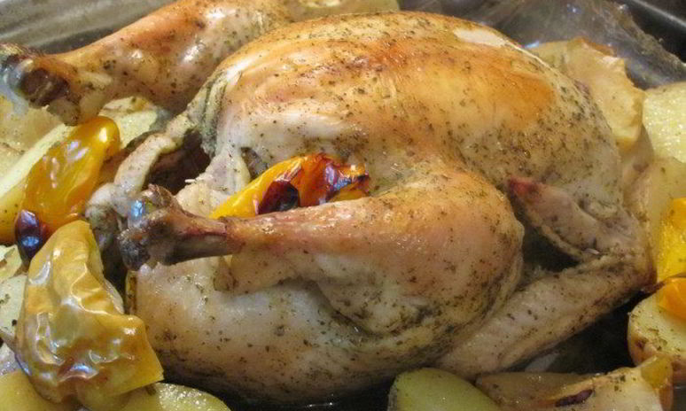 Рецепт курицы с рукава