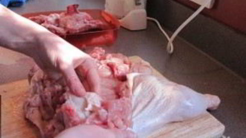 курица с сухофруктами в духовке