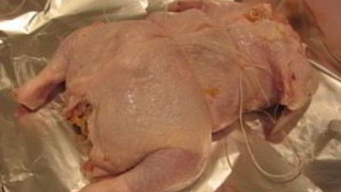 курица с сухофруктами в духовке