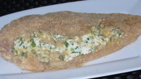 курица с творогом в духовке