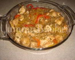 Курица со сладким перцем