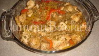 Курица со сладким перцем