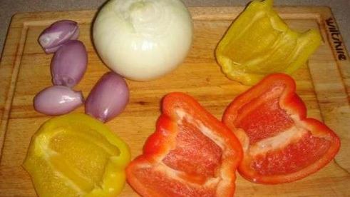 курица со сладким перцем