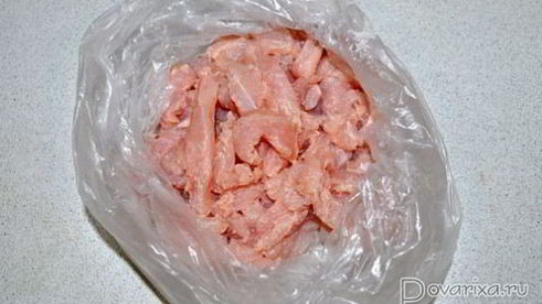 курица стир-фрай в кисло-сладком соусе