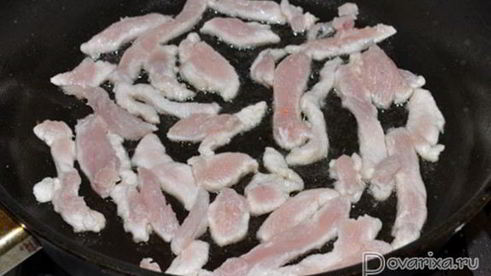 курица стир-фрай в кисло-сладком соусе