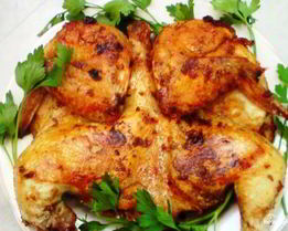 Курица табака в духовке