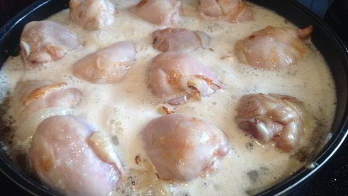 курица в пиве