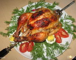 Курица запеченная в духовке