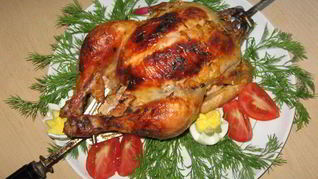 Курица запеченная в духовке