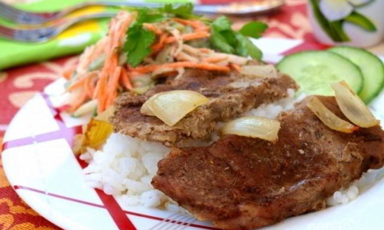 Рецепт лангета из говядины в духовке