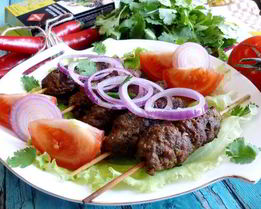 Люля-кебаб из говядины с паприкой
