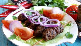 Люля-кебаб из говядины с паприкой