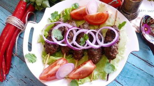 люля-кебаб из говядины с паприкой