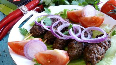 люля-кебаб из говядины с паприкой