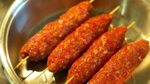 люля-кебаб на сковороде