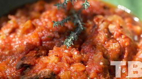 мясо с баклажанами