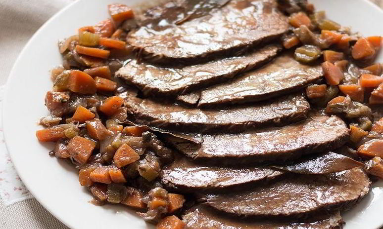 Рецепт мяса в красном вине