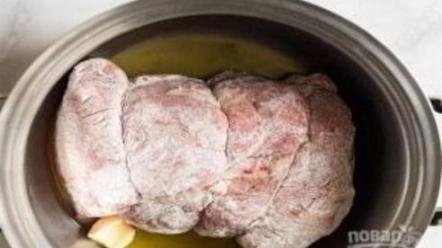 мясо в красном вине