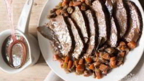 мясо в красном вине