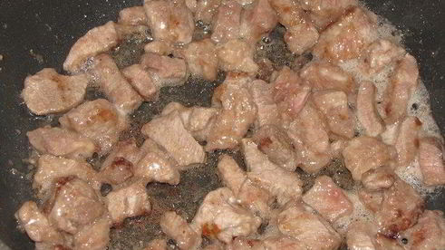 мясо в овощном соусе