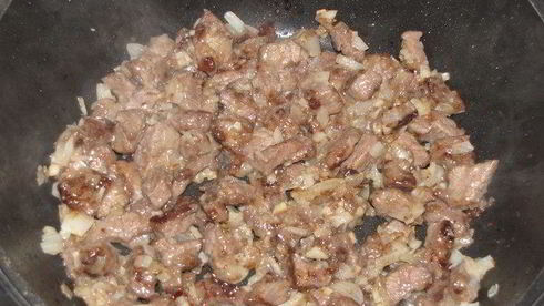 мясо в овощном соусе