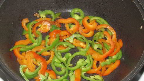 мясо в овощном соусе