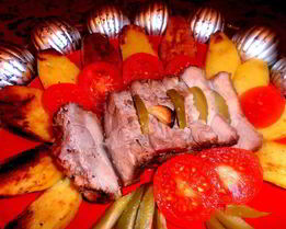 Мясо в соляной избушке