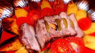 Мясо в соляной избушке