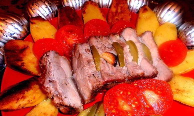 Рецепт мяса в соляной избушке