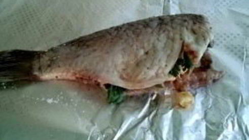 сазан в фольге в духовке