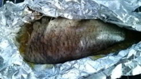 сазан в фольге в духовке