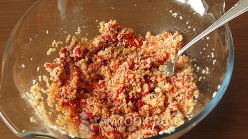 шейки, фаршированные кускусом и потрохами