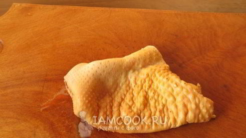 шейки, фаршированные кускусом и потрохами